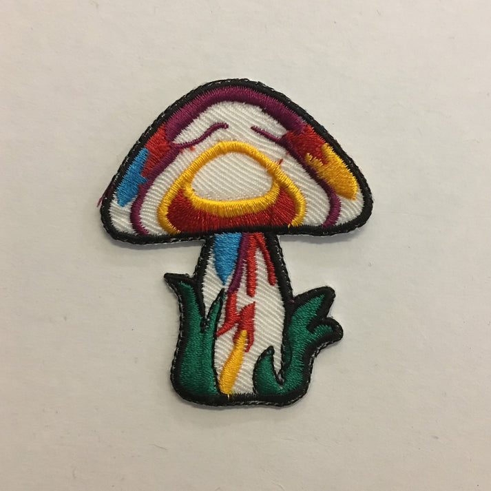 Psychedelic Mushroom iron on patch – Ministry.of.Style